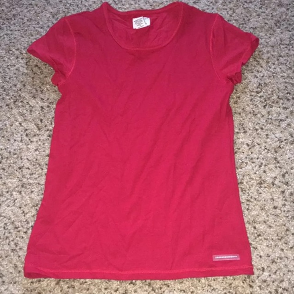 NWOT Abercrombie & Fitch Red Gym Shirt Sz M